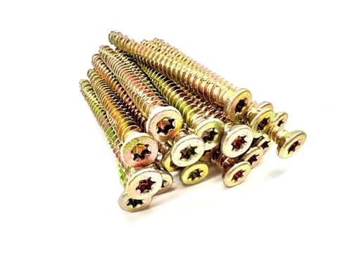 Image of Concrete Screws (Pack of 20) Multi-Fix Countersunk 7.5mm TX Easy Drive (7.5 x 90mm)
