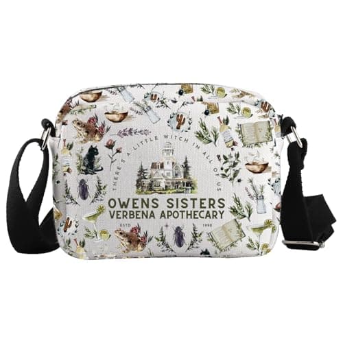 Image of JTOUK Practical Magic Inspired Crossbody Bag TV Show Gift Halloween Witches Gift Witchy Fans Gift (Owner Sisters HKB EU)
