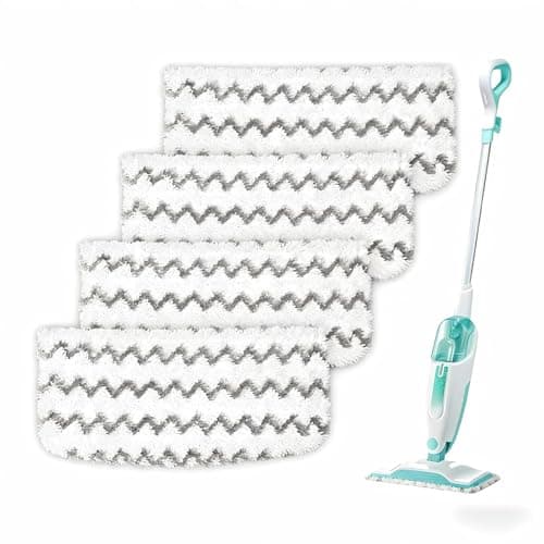 Image of NINEDAN 4PCS Steam Mop Pads Compatible with Shark S1000UK S2001UK S1000 S1000A S1000C S1000WM S1001C Beldray BEL01097 | Washable, Washable Absorbing Replacement Pads for Shark Steamer