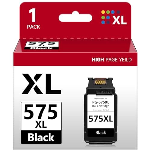 Image of Firstoner PG-575XL Printer Cartridges, PG-575XL Black Replacement for Canon 575, Compatible with Canon PIXMA TS3550i TS3551i TS3750i TR4750i TR4751i (575XL Black)