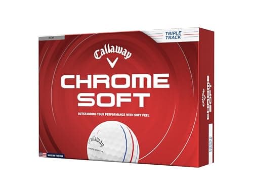 Image of Callaway Golf Chrome Soft 2026 Golf Balls, Triple Track, White