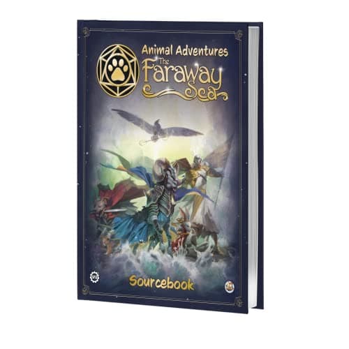 Image of Animal Adventures: The Faraway Sea Sourcebook - Beginner’s Roleplaying Game Master RPG Rule Book with Stats, New Characters, 5 Immersive Adventures, and Encounter Maps