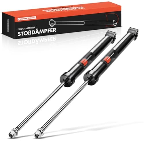 Image of Frankberg 2x Shock Absorber Strut Rear Left Right 640mm Gas pressure Compatible with Golf IV 1J1 Polo 6C1 6R1 Fabia II 542 Polo 9A 9N Replace# 23890,556268