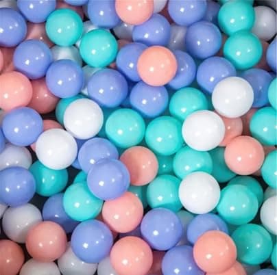 Image of STERUN Ball Pit Balls 100 Mix Playballs Smooth Surface & No Sharp Edges, Crush Proof, Toxic Free 6cm Soft Pit Balls For Kids Indoor Outdoor Play | For Ball Pit