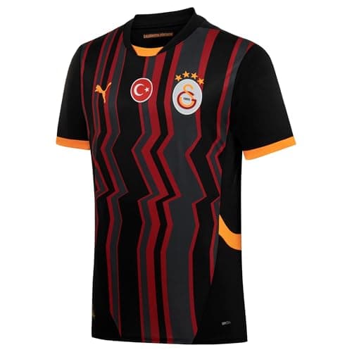 Image of PUMA Mens Galatasaray Third Shirt 2024 2025 Adults Black/Orange S