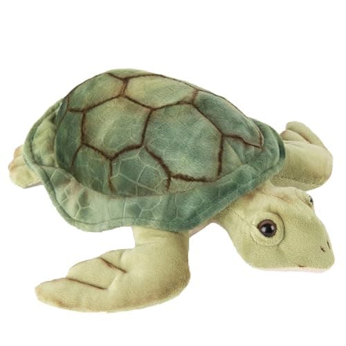 Image of VFM - Sea Turtle Soft Toy Sealife Animal Plush Cuddly Soft Premium Stuffed Arctic Toy Plush Toy Cute Stuffed Plushie, Gifts for Birthday, Valentine's Day Christmas- 30cm Green Sea Turtle