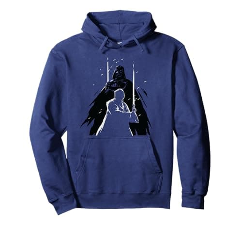 Image of Star Wars Obi-Wan Kenobi Darth Vader Light and Dark Pullover Hoodie
