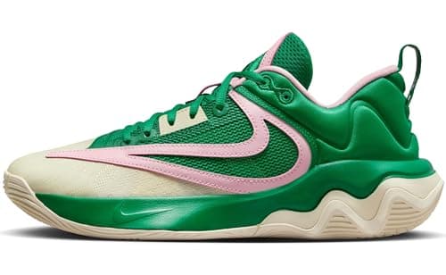 Image of NIKE Giannis Immortality 3 Three Quarters TallMan, Malachite Malachite Med Soft Pink, 11 UK