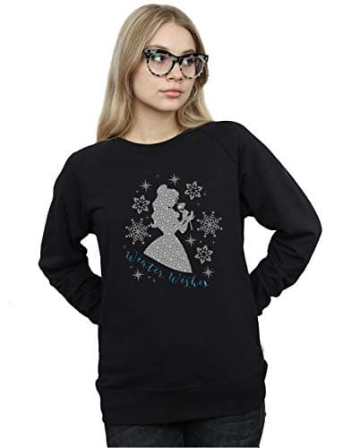 Image of Disney Princess Women's Snow White Silhouette Sweatshirt XX-Large Black
