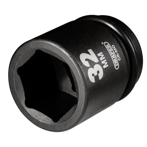 Image of Draper 28743 Expert Hi-Torq 6 Point Impact Socket, 3/4" Square Drive, 32mm , Blue