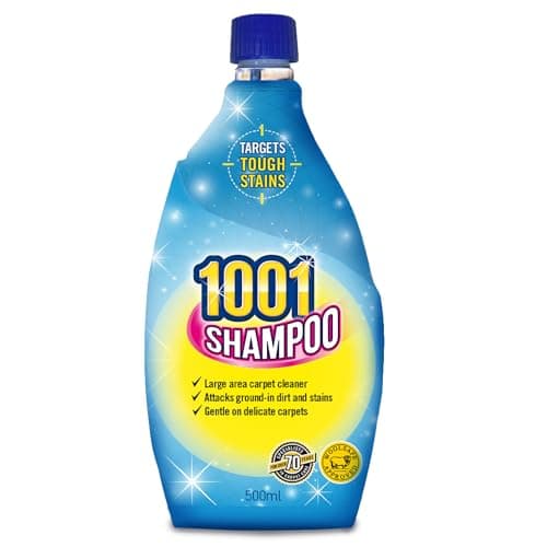 Image of 1001 Carpet Shampoo, Perfect For Large and High Traffic Areas, Gentle On Upholstery, Rugs and Carpets, 500 ml
