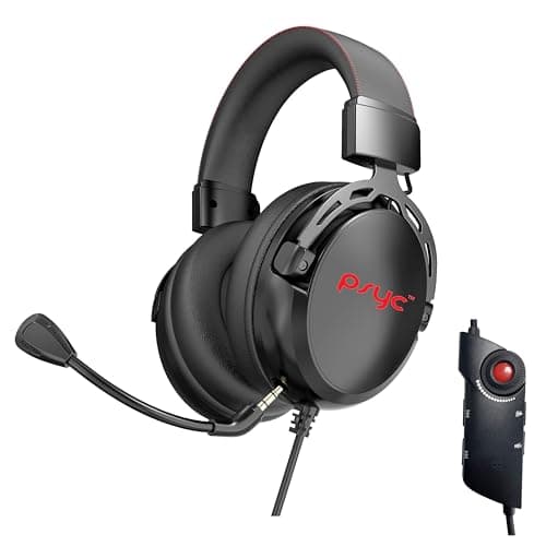 Image of Gaming Headset SUMVISION SERAPH Gaming Headphones Wired 7.1 Surround Sound 3.5mm Aux USB Built in Mic & FREE Soundcard Amplifier PC Mac Laptop Tablet PS4 PS5 Xbox series(FREE UK TECH SUPPORT)