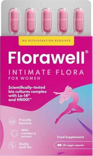 Image of Florawell® Vaginal Probiotics for Women – Scientifically Proven Bio Cultures for Women’s Intimate Flora – with Cranberry Extract - 30 Oral Capsules