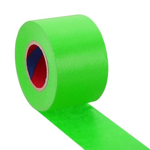 Image of PATIKIL Colored Masking Tape 50mm x 50 Meters, Color Code Labeling Tape for DIY Craft Science Lab Organizing, Green