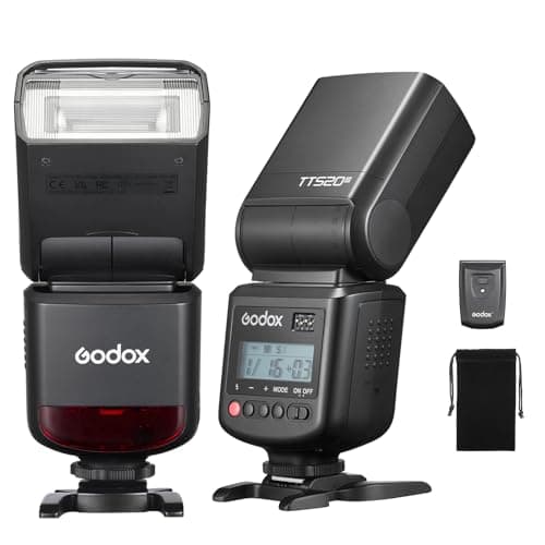Image of Godox TT520III On-Camera Flash Speedlite, GN 33 Flash Speedlight with RT Transmitter, S1/S2 Optical Sync, PC Sync Port for Canon/Sony/Fujifilm/Nikon/Panasonic/Olympus