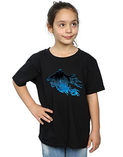Image of Harry Potter Girls Dementor Silhouette T-Shirt Black 7-8 Years