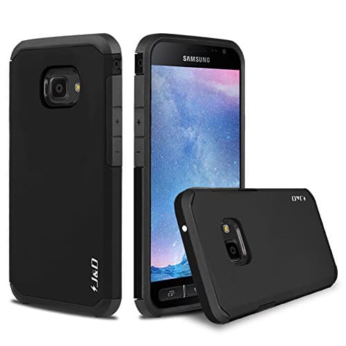 Image of J&D Case Compatible for Samsung Galaxy Xcover 4 & 4S, Heavy Duty Dual Layer Hybrid Shock Proof Protective Rugged Bumper Case