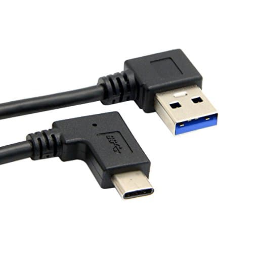 Image of chenyang Reversible USB 3.1 Type C USB-C Angled to 90 Degree Right Angled USB 3.0 Cable for Tablet Mobile Phone 30cm Type-03