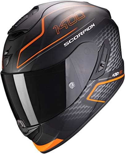 Image of Scorpion Motorcycle helmets EXO-1400 AIR Galaxy Matt Orange, Black/Orange, S