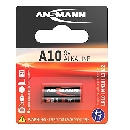 Image of ANSMANN A10 9V Alkaline Battery [Pack of 1] LR10 Ideal For Calculators, Digital Cameras, Toys, Remote Controls, Mini Stereos, Pagers, Emergency Lights and many more