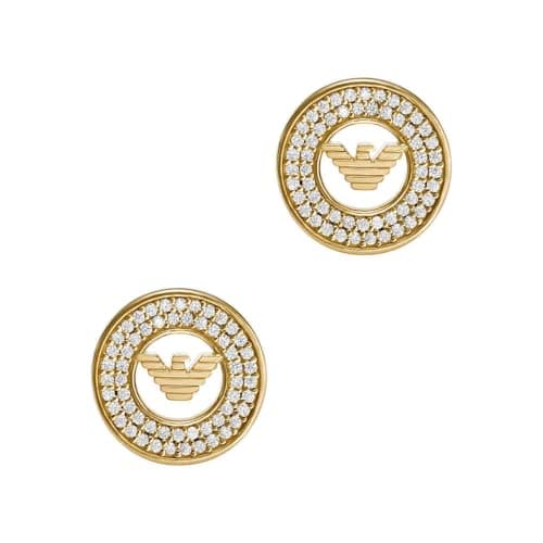 Image of Emporio Armani Women's Gold-Tone Sterling Silver Earring, EG3629710