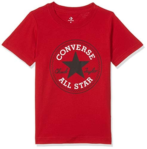 Image of Converse Boy's Chuck Patch T-Shirt, Enamel Red, 2/3 Years