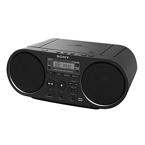 Image of Sony ZS-PS55B CD Boombox with DAB and FM Radio - Black