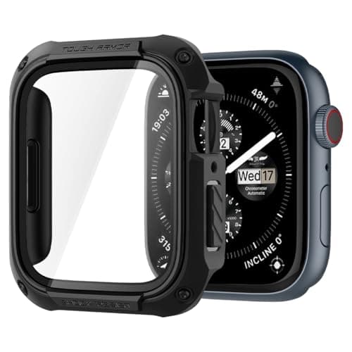 Image of Spigen Tough Armor Case Compatible with Apple Watch Series 9/8/7 (45mm) - Black