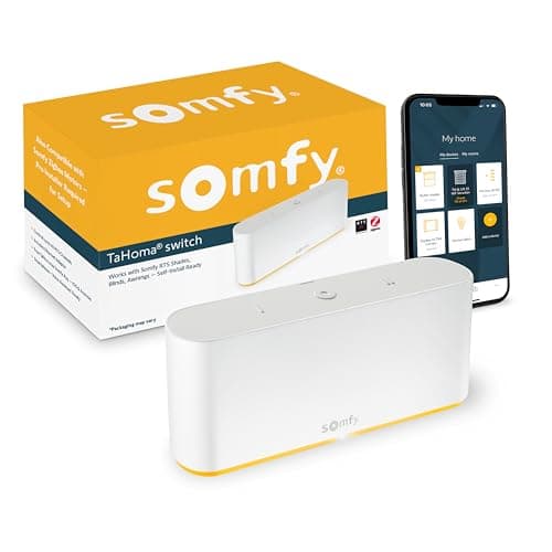 Image of Somfy Tahoma Switch Hub for RTS Motors – App & Voice Control – Scenes & Schedules – Includes Ethernet Adapter – Compatible with Somfy Motorized Shades, Blinds, Curtains, Awnings #1871037
