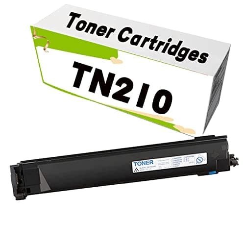 Image of RTEUYH TN210 TN210K TN210C Toner Cartridges Replacement for Konica Minolta TN210 8938-509 8938-510 8938-511 8938-512 Toner Cartridge for Konica Minolta BIZHUB C250 C252 Cyan