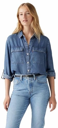 Image of Levi's Women's Doreen Utility Shirt, in Patches 2, S