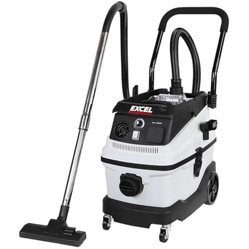 Image of Excel 30L Mobile Dust Extractor Wet & Dry Vacuum Cleaner 240V/1600W