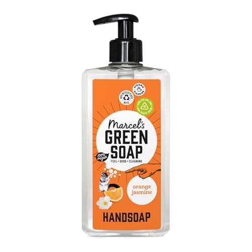 Image of Marcel's Green Soap - Hand Soap Orange & Jasmine - Handwash Dispenser - Microplastic-free formule - Vegan - 100% recycled plastic bottle - Refillable - 250 ml