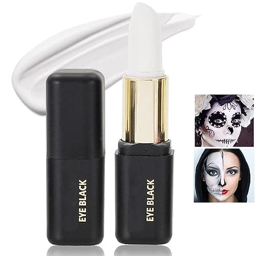Image of White Matte Lipstick for Halloween Gothic Cosplay Makeup, Non-Stick Cup Velvet Waterproof and Long Lasting Lip Gloss Matte Lipstick (White 05)