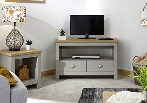 Image of Lancaster Corner TV Unit Grey