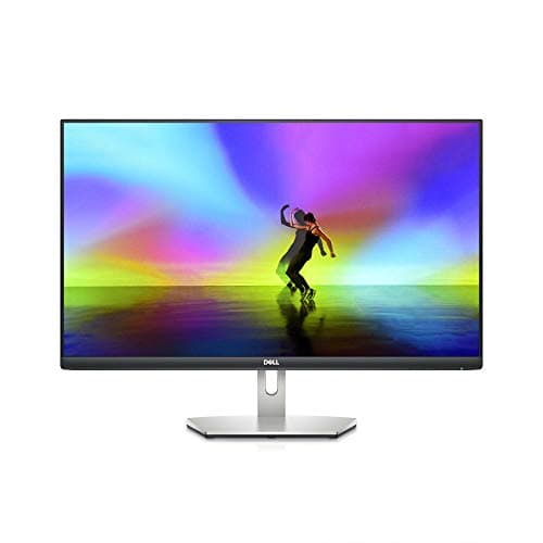 Image of Dell S2721H 27 Inch Full HD 1080p, AMD FreeSync IPS Ultra-Thin Bezel Monitor, Built-in Speakers, Silver, Black