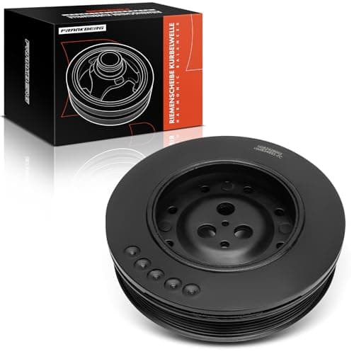 Image of Frankberg Propshaft Belt Pulley Compatible with Mondeo III B5Y 2.0L 2.2L 2000-2007 Transit Box FA 2.0L 2000-2006 X-type X400 2.2L 2005-2009 Replace# 1351731