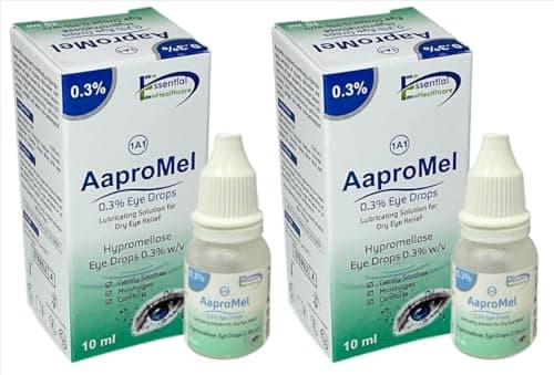 Image of DUAL PACK Hypromellose 0.3% Eye Drops for Dry Eyes - Itchy Eye Drops Treatment to Refresh and Relieve Tired & Dry Eyes | Lubricating Eye Drops for Irritated Itchy Dry Eyes (2 pack) + Tetra-Sole™ Pouch