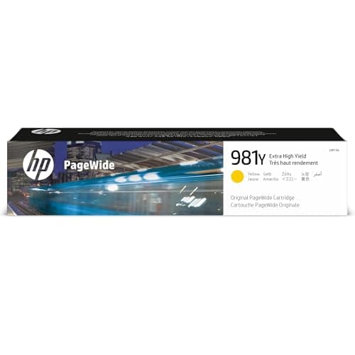 Image of HP L0R15A 981Y Extra High Yield Original PageWide Cartridge, Yellow, Single Pack