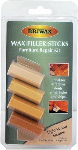 Image of Briwax Filler Sticks Light – Quick Wood Repair for Scratches, Cracks & Nail Holes | Assorted Shades