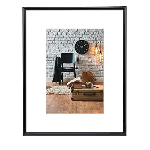 Image of Hama Sevilla Picture Frame, For 18x24cm pictures, Dimensions: 29.7x42cm, Black (Without mount)