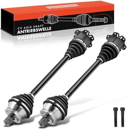 Image of Frankberg 2x Joint Kit Drive Shaft CV Joint Kit with ABS Front Axle Compatible with A4 8E2 8EC A4 Avant 8E5 8ED A4 Cabriolet 8H7 8HE Exeo 3R2 ST 3R5 Replace# 8E0407271AT