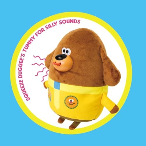 Image of Hey Duggee Toys, Silly Sounds Duggee Teddy Bear, Brown