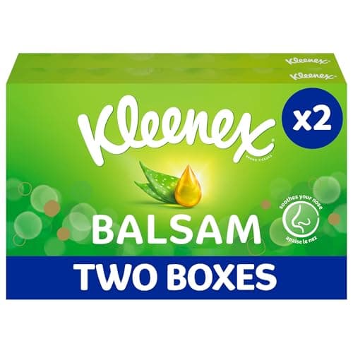 Image of Kleenex Balsam Tissues - Twin Pack (2 in a Pack)