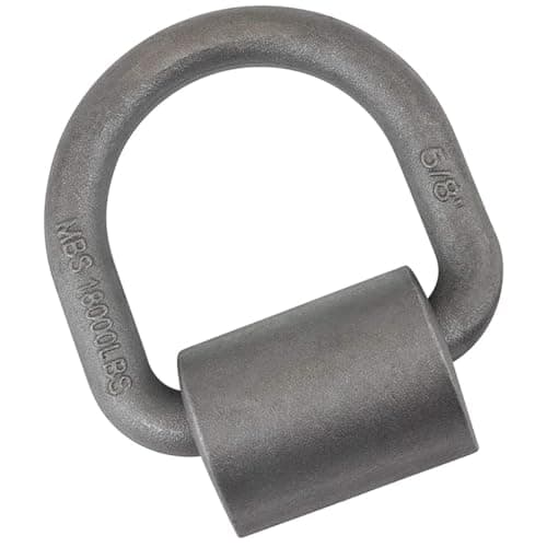 Image of Cabilock Weld-On D Rings Truck Bed Hooks Heavy Duty Trailer Tie Down Anchors Suitable for Rv Conversion and Cargo Fixing