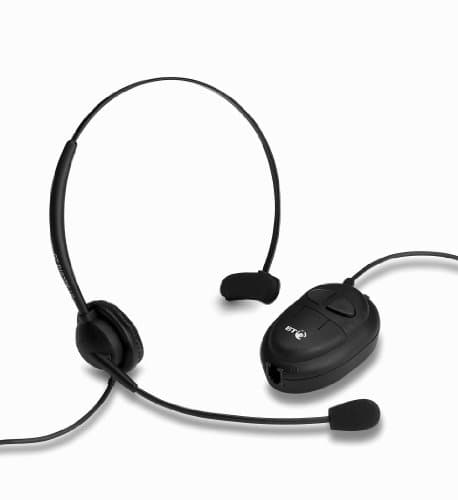 Image of BT Accord 20 Corded Noise Cancelling Monaural Universal Telephone Headset With Quick Disconnect