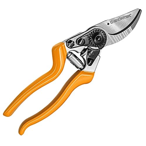 Image of GRÜNTEK Z-25 Left-Handed Bypass Secateurs 22 mm Cut – Forged, 215 mm – SK5 Teflon-Coated Blade | Ergonomic Garden Secateurs | Pruning Shears for Gardening