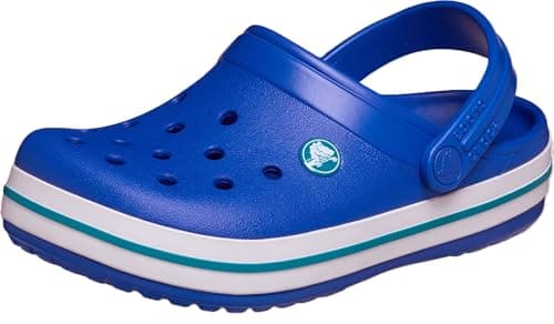 Image of Crocs Unisex Kids, Crocband Clog T, Blue Bolt/Turbo Teal, 6 UK Child