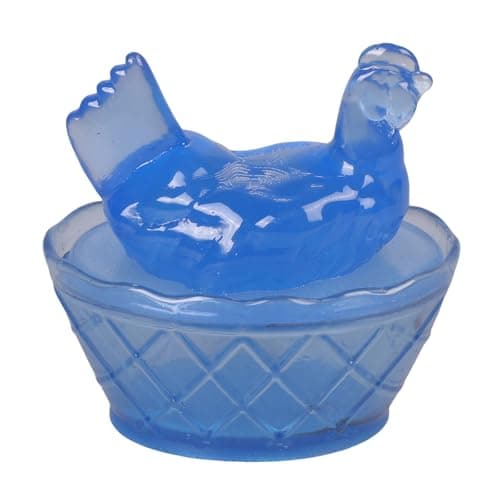 Image of Shurhome Hen on Nest Resin Candy Jar with Lid Dishes Decorative Candys Jars Snacks Bowl Table Decorations for Home Hen