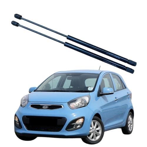 Image of MOXSTRUTS, 2x Rear Tailgate Boot Gas Spring Struts For KIA PICANTO MK2 (2011-2017), Lift Support System 480 (N) 370 mm